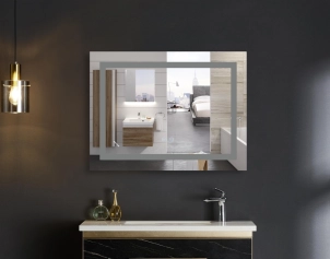 Дзеркало Mixxus WARM MR12-90x70-REVERSE із LED Touch, Anti-fog, димером, рег. яскравості (MI6675) №6