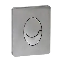 Панель смыва пластиковая Koer KT-0606-01 157x198x3mm, закругленная кнопка (KR5342)