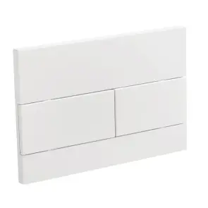 Панель смыва Koer KT-0603-03 240x160x10mm пластиковая, линейная кнопка (KR5318) №1