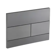 Панель смыва Koer KT-0603-07 240x160x10mm пластиковая, линейная кнопка (KR5321)