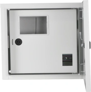 Корпус учета металлический Light 4 модуля 1фл, навесной IP54, серии UBox №3