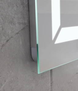 Дзеркало Mixxus Light MR01-70x50 (годинник, LED-підсвічування, антизапотівання) (MI6000) №7