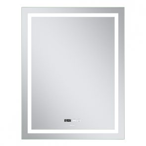 Дзеркало Mixxus Premium FLASH MR21-70x90 (LED Touch, Anti-fog, димер, годинник) (MP6618) №4