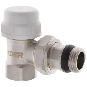 Кран термостатичний кутовий 1/2" Koer KR.921-GI (KR2682) №1