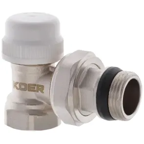 Кран термостатичний кутовий 3/4“ Koer KR.921-GI (KR2683) №1