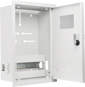 Корпус учета металлический Light 12 модулей 1фл, встроенный IP31, серии UBox №4