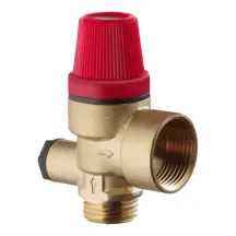 Клапан предохрaнительный ВН 1/2"х3/4" Koer KR.1262 (с вых. для подключ. манометра) (1.5 бар) (KR310
