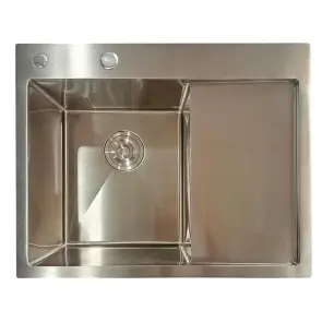 Мойка из нержавеющей стали Mixxus MH6350L Nano-Silver (3.0/0.8) цвет нержавейка (MI7044) №1