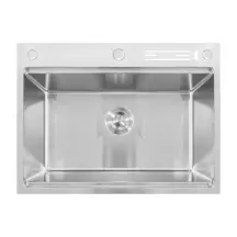 Мойка Mixxus MH7050-SK NANO-SILVER (3.0/0.8) с н.ст. со ступенькой для суш.,с подст.под ножи(нерж.)