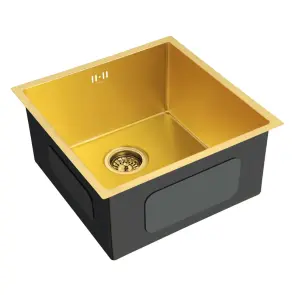 Мийка Mixxus MX4843-220x1.0-PVD-Gold (MX0559) №1