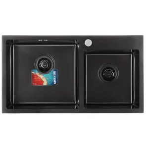 Мийка Mixxus MX7843-220x1.0-PVD-Black (MX0565) №1