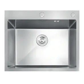 Мойка из нержавеющей стали MIXXUS MH5843 DECOR NANO-SILVER (3.0/0.8) цвет нержавейка (MI7041) №1