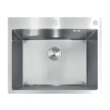 Мийка з нержавіючої сталі MIXXUS MH6050 DECOR NANO-SILVER (3.0/0.8) колір нержавіюча Сталь (MI7043)