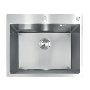 Мойка из нержавеющей стали MIXXUS MH6050 DECOR NANO-SILVER (3.0/0.8) цвет нержавейка (MI7043) №1
