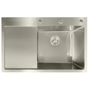Мойка из нержавеющей стали MIXXUS MH7849R NANO-SILVER (3.0/0.8) цвет нержавейка (MI7050) №1