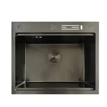 Мийка Mixxus MH6050-SK Nano-Black з н.ст.зі сходинкою для суш.с підст. під ножі (граф) (MX1942) купити