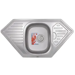 Мийка кухонна Haiba 95x50 (Satin) (HB0656) №1