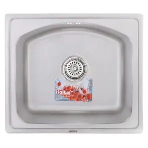 Мийка кухонна Haiba 48x42 (decor) (HB0528) №1