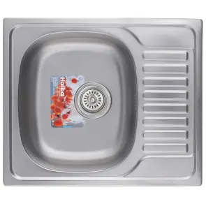 Мийка кухонна Haiba 58x48 (Satin) (HB0645) №1