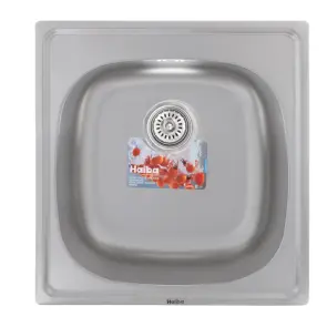 Мойка кухонная Haiba 50x47 (decor) (HB0541) №1