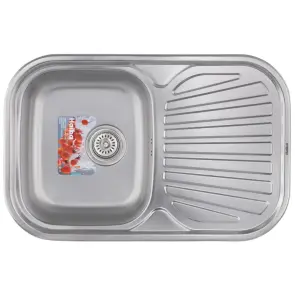 Мойка кухонная Haiba 74x48 (Satin) (HB0561) №1