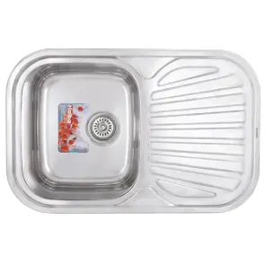 Мийка кухонна Haiba 74x48 (polish) (HB0560) №1