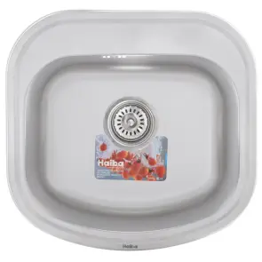 Мийка кухонна Haiba 49x47 (Satin) (HB0537) №1