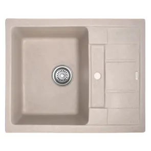 Мойка кухонная Haiba HB8210-G319 sand 620x500x200 (HB0985) №1