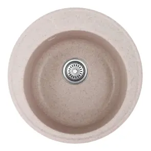 Мийка кухонна Haiba HB8301-G319 sand 490x180 (HB0973) №1