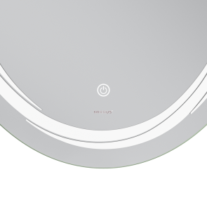 Дзеркало Mixxus Premium WAVE MV04-60x80 (LED Touch, Anti-fog, димер (3-6,5kK)) (MP6636) №9