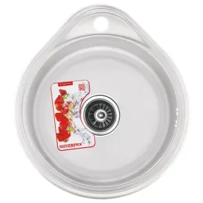 Мойка кухонная Zerix Z4843-06-160MD (micro decor) (ZS0567) №1