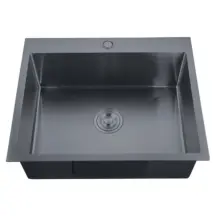 Мойка из нерж. стали ZERIX ZH6050-215 NANO-BLACK (3.0/0.8) (MX1586)