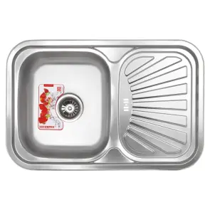 Мойка кухонная Zerix Z7549-08-180E (Satin) (ZX1606) №1