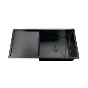 Мойка Zerix ZH7844B-215 (3.0/1.0) PVD-Black с сушилкой для посуды (ZM5565) №1