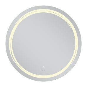 Дзеркало Mixxus Premium WAVE MC04-90 (LED Touch, Anti-fog, димер (3-6,5kK)) (MP6637) №7