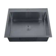 Мойка Zerix ZH5045-215 Nano-Black (3.0/0.8) с нерж. стали (MX1580)