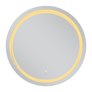 Дзеркало Mixxus Premium WAVE MC04-90 (LED Touch, Anti-fog, димер (3-6,5kK)) (MP6637) №11
