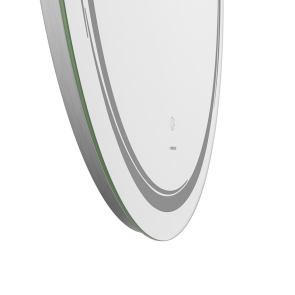 Дзеркало Mixxus Premium WAVE MC04-90 (LED Touch, Anti-fog, димер (3-6,5kK)) (MP6637) №12