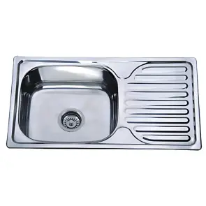 Мийка кухонна Zerix Z7642-08-180E (Satin) (ZX1602) №1