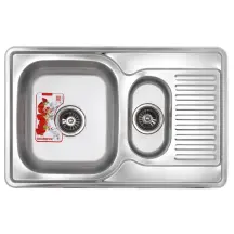 Мийка кухонна Zerix Z7850A-08-180E Armonia (Satin) (ZS0576) в магазині TVOE