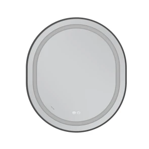 Дзеркало Mixxus Premium ELLIPSE MV05-80x70-REVERSE BLACK (LED Touch, Anti-fog, димер (3-6kK)) (MP6646 №9