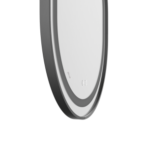 Дзеркало Mixxus Premium ELLIPSE MV05-80x70-REVERSE BLACK (LED Touch, Anti-fog, димер (3-6kK)) (MP6646 №11