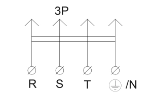 Вилка каучуковая 3Р+РЭ 25А IP44 №6