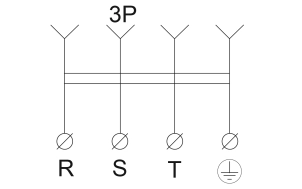 Розетка каучуковая с защитной крышкой 3Р+РЭ 25А IP44 №6