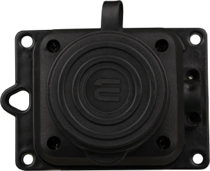 Розетка каучукова з захисною кришкою зовнішньої установки 2Р+PE 16А IP44 №3