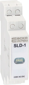 Модульний сигнальний індикатор 230V AC/DC SLD-1 білий №4