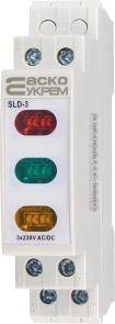 Модульний сигнальний індикатор 230V AC/DC SLD-3 №4