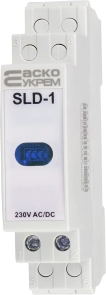 Модульний сигнальний індикатор 230V AC/DC SLD-1 синій №3
