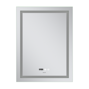 Дзеркало Mixxus Premium FLASH MR21-60x80 (LED Touch, Anti-fog, димер, годинник) (MP6617) №6