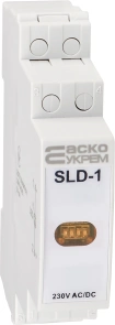 Модульний сигнальний індикатор 230V AC/DC SLD-1 жовтий №1